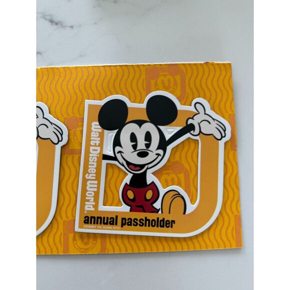 WALT DISNEY WORLD Set of 2 Annual Passholders Magnets NEW NWOT - Picture 2 of 3